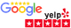 Google and Yelp 5-star ratings